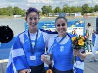 Λέσβος: Ασημένιο μετάλλιο για Μηλένα Κοντού και Ζωή Φίτσιου στο ευρωπαϊκό πρωτάθλημα κωπηλασίας
